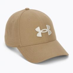 Czapka Under Armour Blitzing Low Brushed. Brązowe czapki i kapelusze męskie Under Armour, na zimę, bez wzorów. Za 62.99 zł.