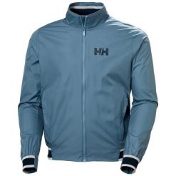 Kurtka wodoodporna Helly Hansen Salt Windbreaker. Niebieskie kurtki męskie Helly Hansen, bez wzorów, bez kaptura. Za 581.50 zł.
