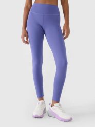 LEGGINSY DAMSKIE 4F DŁUGIE TRENINGOWE SZYBKOSCHNĄCE KOLOR CZARNY. Czarne legginsy sportowe damskie 4f, s, bez wzorów, z materiału, długie, na fitness i siłownię. Za 119.99 zł.