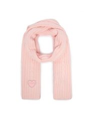 Guess Szalik J6BZ41 Z1524 Różowy jasny. Czerwone rękawiczki dziecięce Guess, z aplikacjami. Za 134.99 zł.