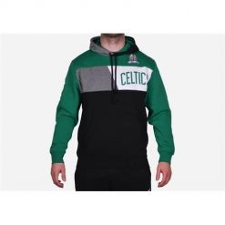 Bluza sportowa męska Mitchell & Ness Boston Celtics. Czarne bluzy męskie Mitchell & Ness, m, bez wzorów, z kapturem. Za 515.00 zł.