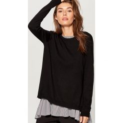 Sweter z bluzką - Czarny. Czarne swetry damskie Mohito. W wyprzedaży za 79.99 zł.