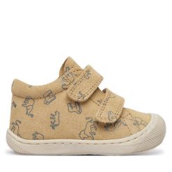 Półbuty Naturino. Brązowe półbuty chłopięce Naturino, bez wzorów, bez zapięcia. Za 349.99 zł.