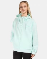 Damska bawełniana bluza z kapturem Kilpi BAYA-W. Zielone bluzy damskie Kilpi, bez wzorów, z bawełny, z kapturem. Za 422.05 zł.