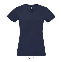 Koszulka damska Sol's Imperial V. Czerwone t-shirty damskie SOL'S, l, bez wzorów, z materiału, eleganckie, bez kołnierzyka. Za 55.25 zł.