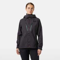 Damska kurtka turystyczna Helly Hansen Odin Ultimate Infinity. Czarne kurtki damskie Helly Hansen, bez wzorów, bez kaptura. Za 2,005.50 zł.