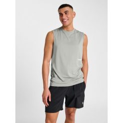 Tank top Hummel Pulse. Szare buty sportowe męskie Hummel, bez wzorów, sportowe, bez kołnierzyka. Za 179.50 zł.