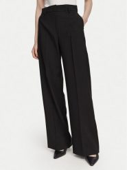 Weekend Max Mara Spodnie materiałowe Visivo 2625136061 Czarny Regular Fit. Czarne spodnie materiałowe damskie Weekend Max Mara, bez wzorów, z materiału. Za 969.99 zł.