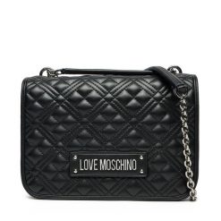 Torebka LOVE MOSCHINO. Czarne torebki do ręki damskie Love Moschino, bez wzorów, klasyczne, bez dodatków. Za 469.99 zł.