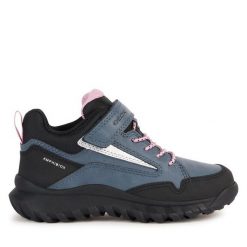 Śniegowce Geox. Niebieskie śniegowce dziewczęce Geox, bez zapięcia. Za 609.99 zł.