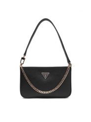 Guess Torebka Noelle II Mini HWZG96 72720 Czarny. Czarne torebki do ręki damskie Guess, z aplikacjami, ze skóry, bez dodatków. Za 349.99 zł.