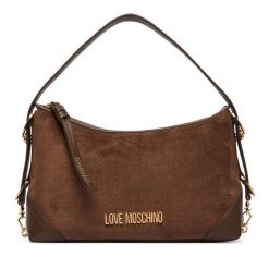 Torebka LOVE MOSCHINO. Brązowe torebki do ręki damskie Love Moschino, bez wzorów, klasyczne, bez dodatków. Za 879.99 zł.