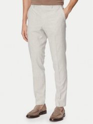 BOSS Spodnie materiałowe H-Genius-253 50561874 Szary Slim Fit. Szare spodnie materiałowe męskie Boss, m, bez wzorów, z materiału. Za 679.99 zł.