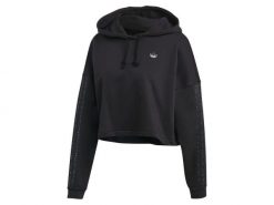 Bluza damska ADIDAS BB CP HOODIE 46. Czarne bluzy damskie Adidas, s, bez wzorów, z bawełny, bez kaptura, na fitness i siłownię. Za 249.00 zł.