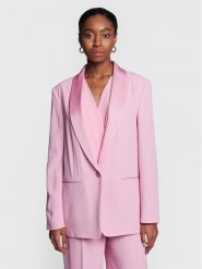 Boss Marynarka Junata 50482869 Różowy Relaxed Fit. Czerwone żakiety damskie Boss, bez wzorów, z syntetyku. Za 1,439.00 zł.
