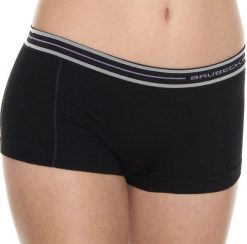Brubeck Bokserki damskie Active Wool czarne r. M (BX10860). Czarne bokserki damskie Brubeck, m, bez wzorów. Za 72.98 zł.