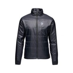 Kurtka puchowa Black Diamond Solution 2.0. Czarne kurtki sportowe męskie Black Diamond, bez wzorów, z puchu, trekkingowe. Za 851.50 zł.