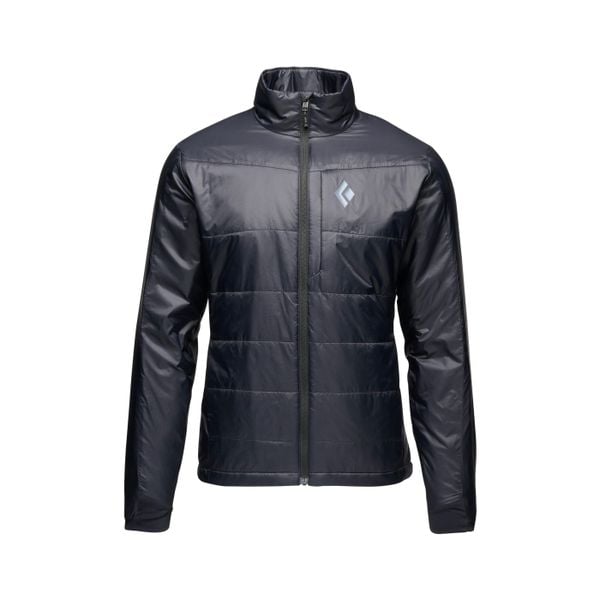 Kurtka puchowa Black Diamond Solution 2.0. Czarne kurtki męskie Black Diamond, bez wzorów, z puchu, sportowe, bez kaptura. Za 851.50 zł.