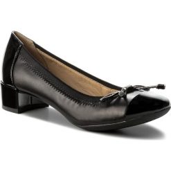 Półbuty GEOX - D Carey A D54V8A 0KFHH C9999 Black. Czarne półbuty damskie Geox, ze skóry ekologicznej. W wyprzedaży za 239.00 zł.