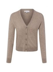 Marie Lund sweter z czystego kaszmiru Kobiety Kaszmir brązowy, XXL. Brązowe swetry damskie Marie Lund, xxl, bez wzorów, z kaszmiru, biznesowe, bez kołnierzyka, bez ramiączek, bez kaptura. Za 799.95 zł.