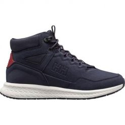Buty do chodzenia męskie Helly Hansen Sneboo. Niebieskie buty sportowe męskie Helly Hansen, z materiału, za kostkę, bez zapięcia, trekkingowe. Za 672.00 zł.