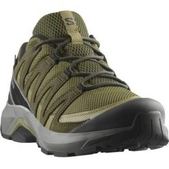 Buty trekkingowe męskie Salomon X-adventure Reckon Gtx. Zielone trekkingi męskie Salomon, trekkingowe. Za 543.00 zł.