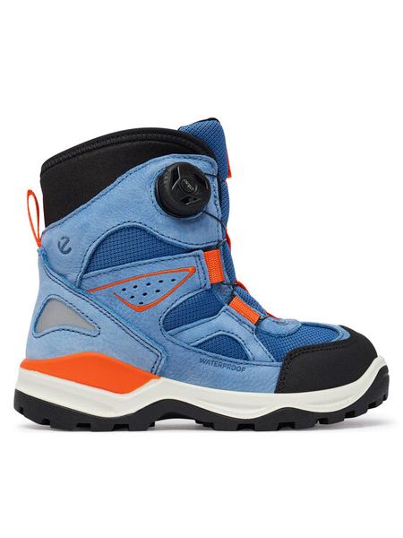 ECCO Śniegowce Snow Mountain 71034261949 Niebieski. Niebieskie buty zimowe chłopięce ecco, bez wzorów, z nubiku, bez zapięcia. Za 529.99 zł.