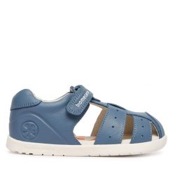 Sandały Biomecanics. Niebieskie sandały chłopięce Biomecanics, bez zapięcia. Za 269.99 zł.