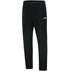 Spodnie dresowe Jako loisir Classico. Czarne spodnie sportowe męskie Jako, bez wzorów, z dresówki, do piłki nożnej. Za 204.50 zł.