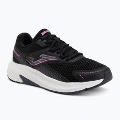 Buty do biegania damskie Joma Vitaly Lady. Czarne obuwie sportowe damskie Joma, bez wzorów, z gumy, do biegania. Za 239.99 zł.
