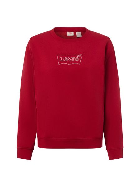 Levi's Bluza Kobiety czerwony, S. Czerwone bluzy damskie Levi's, s, bez wzorów, bez kaptura. Za 169.95 zł.