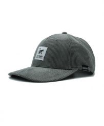 Czapka Baseballowa – Sztruks – Z recyklingu / Dorośli / Jeden rozmiar (Szary). Szare czapki i kapelusze męskie SURF MONKEY, z aplikacjami, z materiału, klasyczne. Za 159.95 zł.