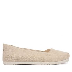 Baleriny Toms. Brązowe baleriny damskie Toms, bez wzorów, bez obcasa. Za 249.99 zł.