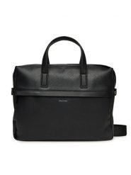 Calvin Klein Torba na laptopa Ck Must Laptop Bag LV04D3082G Czarny. Czarne torby na laptopa męskie Calvin Klein, bez wzorów, ze skóry. Za 419.99 zł.