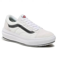 Buty do chodzenia męskie Vans Old Skool Overt. Białe buty sportowe męskie Vans, z materiału, bez zapięcia, trekkingowe, Vans Old Skool. Za 324.00 zł.