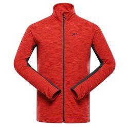 Bluza męska turystyczna szybkoschnąca Alpine Pro Goll 4. Brązowe bluzy męskie Alpine Pro, l, bez wzorów, z elastanu, bez kaptura. Za 429.00 zł.