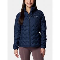 Kurtka Damska Columbia Delta Ridge II. Niebieskie kurtki sportowe damskie Columbia, na jesień, s, bez wzorów, z puchu, bez kaptura, trekkingowe, omni-heat (columbia). Za 749.00 zł.