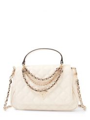 GUESS Torebka - Giully Kobiety Sztuczna skóra biały, ONE SIZE. Białe torebki do ręki damskie Guess, z aplikacjami, ze skóry, eleganckie, pikowane, bez dodatków. Za 479.95 zł.