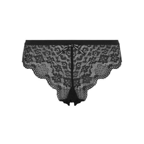 Stringi damskie Freya Fancies. Czarne stringi damskie Freya, l, bez wzorów, z bawełny. Za 150.00 zł.