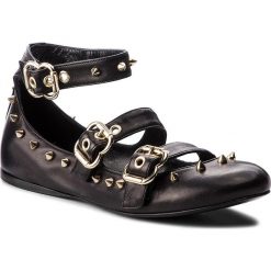 Półbuty TWINSET - Ballerina CA8TBC Nero 00006. Czarne półbuty damskie Twinset, ze skóry. Za 959.00 zł.