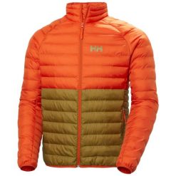 Kurtka puchowa Helly Hansen Banff. Brązowe kurtki sportowe męskie Helly Hansen, m, bez wzorów, z puchu, narciarskie. Za 624.20 zł.