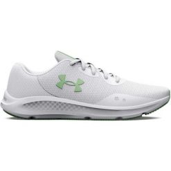 Buty Under Armour Charged Pursuit 3 Twist 3026692-100 białe. Białe obuwie sportowe damskie bez wzorów, do biegania. Za 499.29 zł.