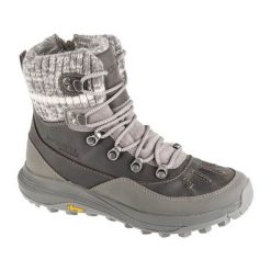 Buty Merrell Siren 4 Thermo Mid Zip Wp J038208 szare. Szare obuwie sportowe damskie bez wzorów, z materiału. Za 970.39 zł.
