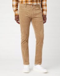 WRANGLER LARSTON MĘSKIE SPODNIE SZTRUKSOWE SZTRUKSY SZTRUKS LEAD GREY W18SA2M24. Szare spodnie materiałowe męskie Wrangler, l, bez wzorów, z materiału. Za 229.99 zł.