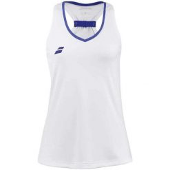 Koszulka dziecięca Babolat Play. Białe t-shirty i topy dla dziewczynek BABOLAT, bez wzorów, z materiału, bez ramiączek. Za 89.99 zł.