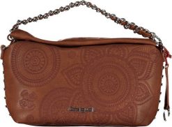 Desigual BRĄZOWA TORBA DAMSKA DESIGUAL UNIW. Brązowe torby i plecaki dziecięce Desigual. Za 203.68 zł.