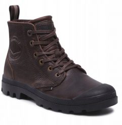 Palladium Pampa Zip Lth Ess Brązowe 44 (76888-248-M). Brązowe buty sportowe męskie Palladium, bez zapięcia. Za 454.17 zł.