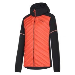Kurtka damska La Sportiva Koro. Czarne kurtki sportowe damskie La Sportiva, l, bez wzorów, z elastanu, bez kaptura, do biegania, primaloft. Za 839.00 zł.