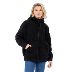 Damska kurtka narciarska Protest Sophy. Czarne kurtki snowboardowe damskie Protest, bez wzorów, bez kaptura, narciarskie. Za 510.50 zł.