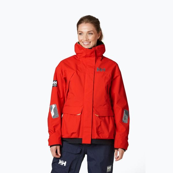 Kurtka żeglarska damska Helly Hansen Pier 3.0. Czerwone kurtki damskie Helly Hansen, xs, bez wzorów, bez kaptura. Za 1,039.00 zł.